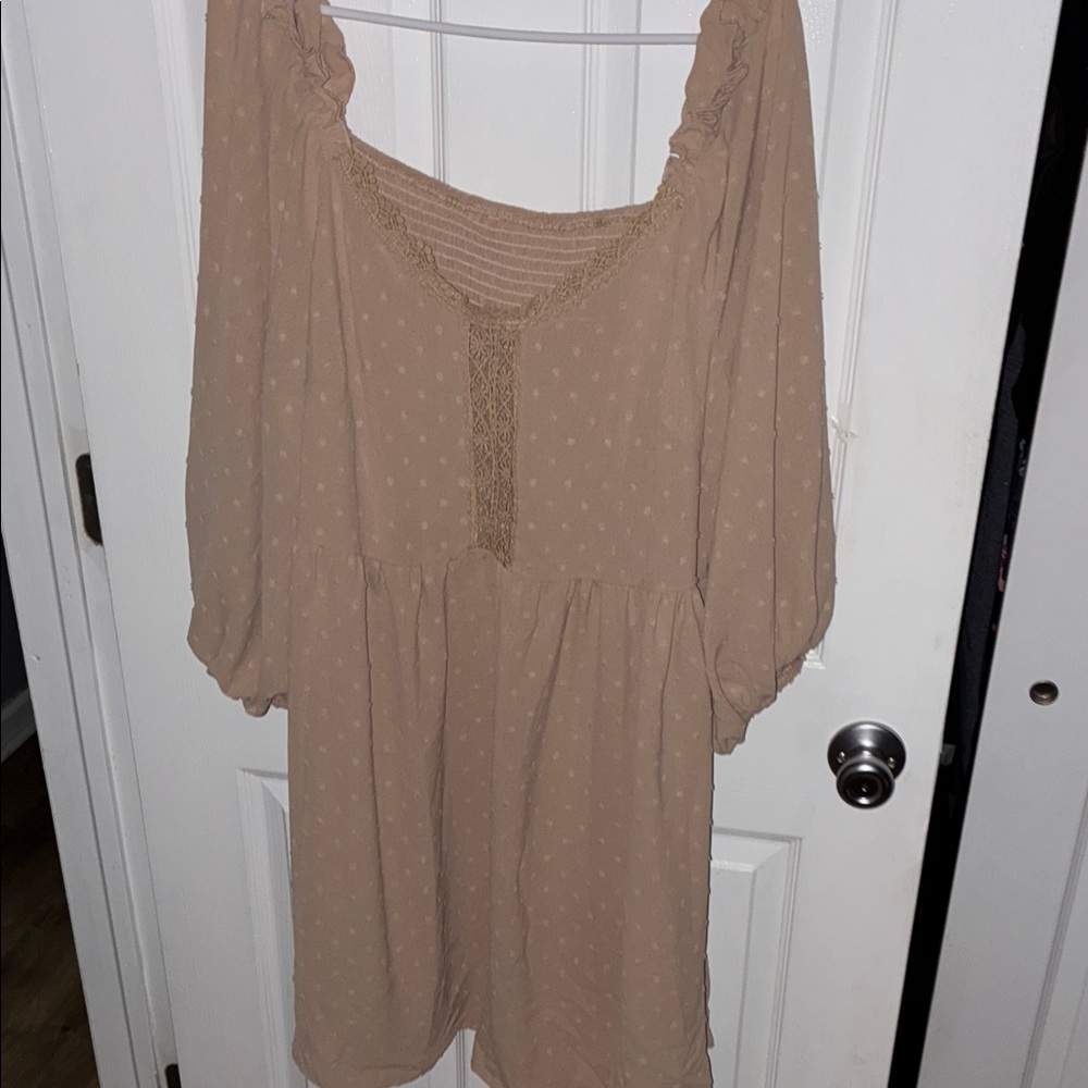 SHEIN Tan Women's Tunic Top